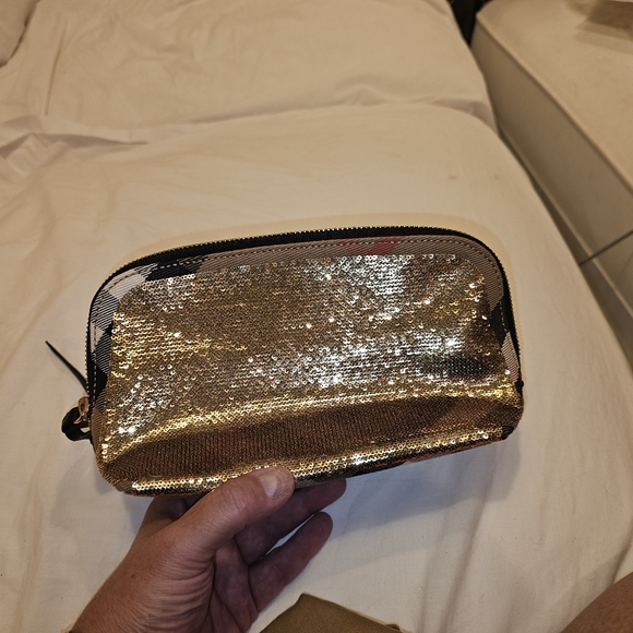 NWT Burberry Sequin Cosmetic Bag - Picture 5 of 7